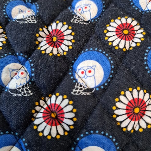 Vera Bradley Night Owl Maggie Style Shoulder Bag Purse Fall 2008 Line Retired - Picture 8 of 9